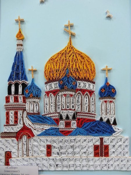 Поделка храм