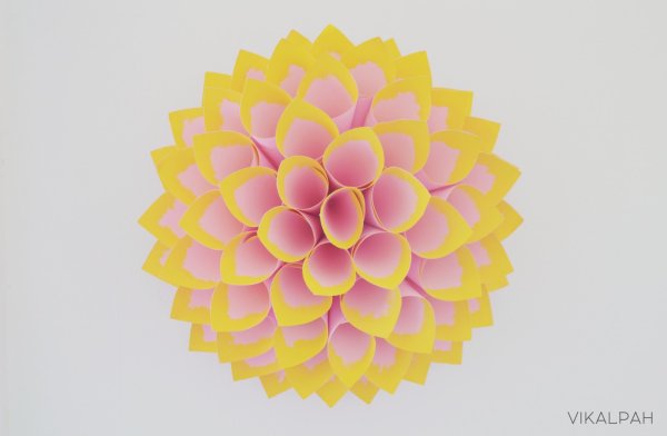 Объемные цветы из бумаги