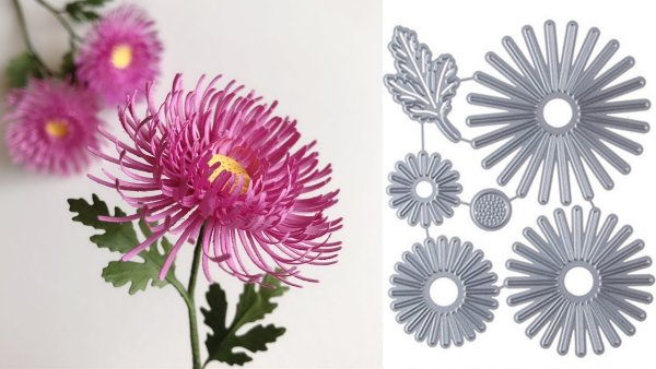 Астра из бумаги