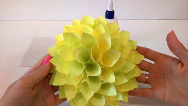 Хризантемы из бумаги
