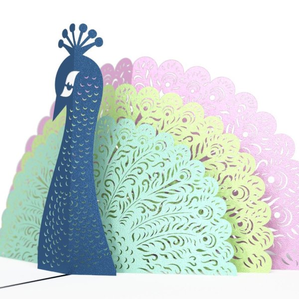 Павлин из бумаги