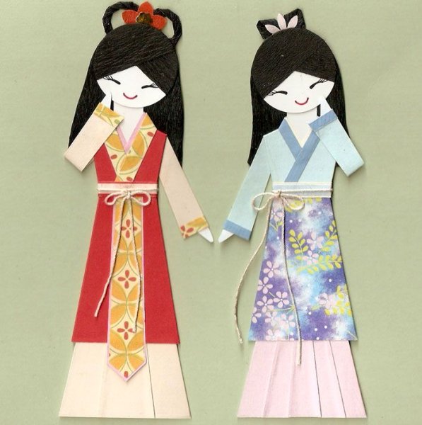 Бумажные куклы китайские