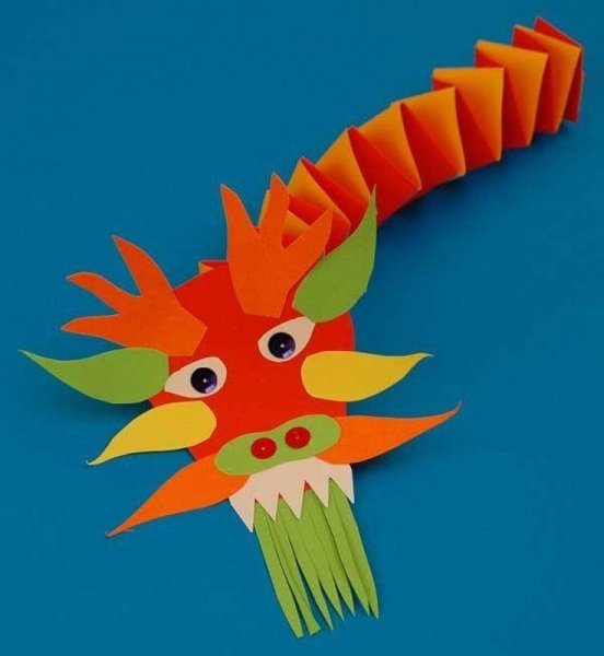 Поделка дракон