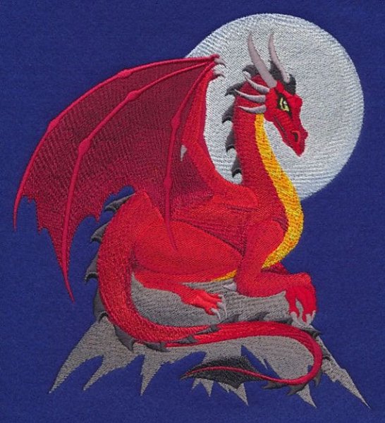 Аппликация дракон