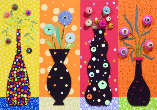 Аппликация из ткани