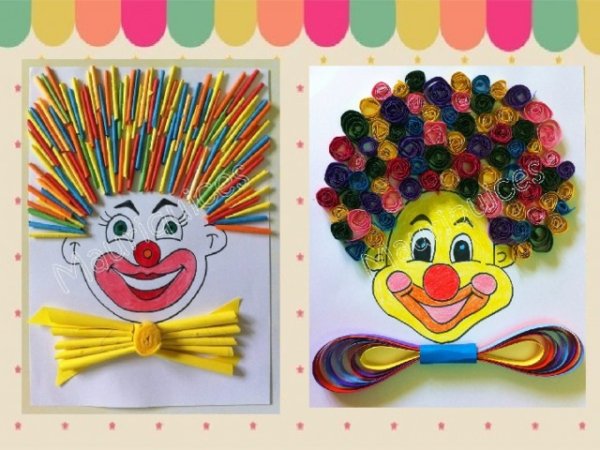 Поделка клоун