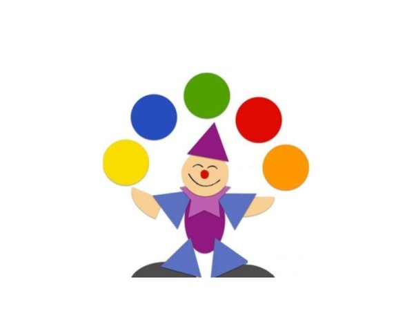 Клоун из геометрических фигур