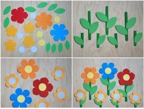 Аппликация в средней группе