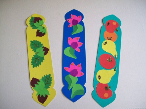 Закладки для книг в детском саду