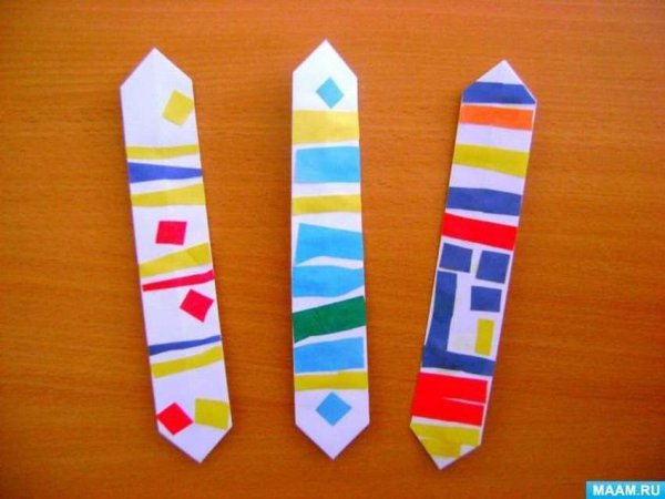 Аппликация закладка для книжки