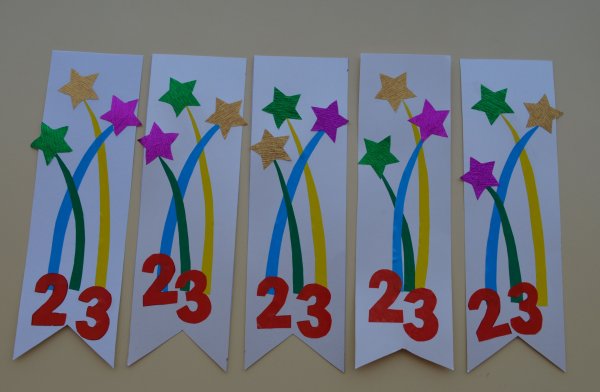 23 Февраля дети в садике для пап поделки