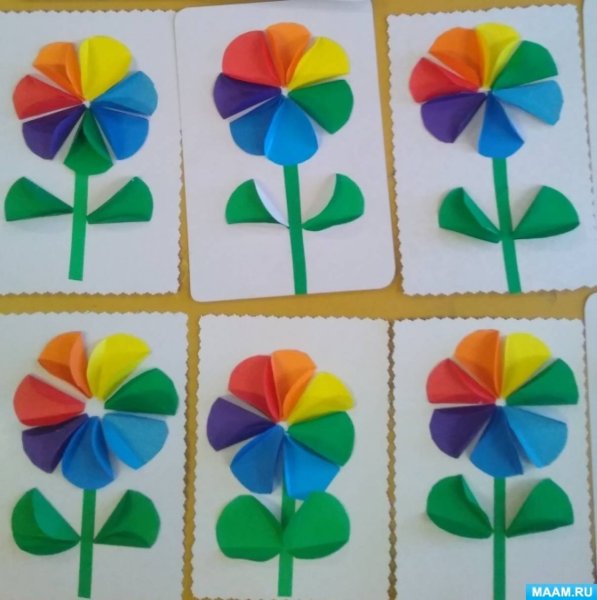 Цветы средняя группа