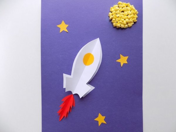 Аппликация. Ракета