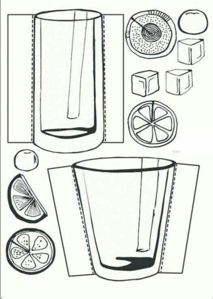Коктейль поделка для детей