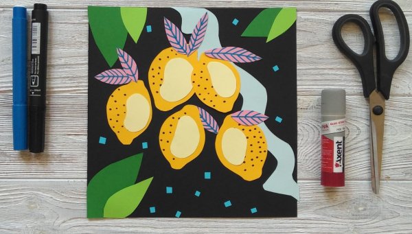 Аппликация здоровое питание