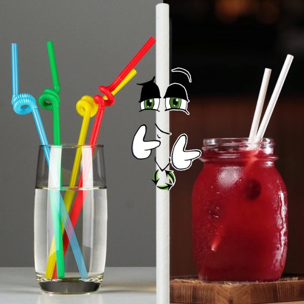 Экологичные трубочки для напитков