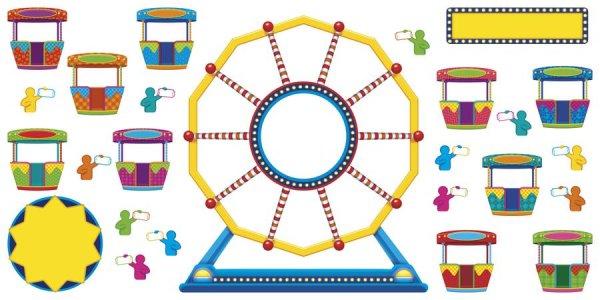 Кабинки для колеса обозрения из бумаги