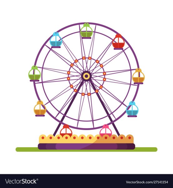 Колесо обозрения рисунок