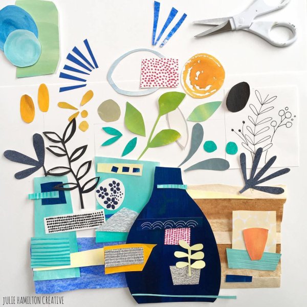 Коллаж из бумаги