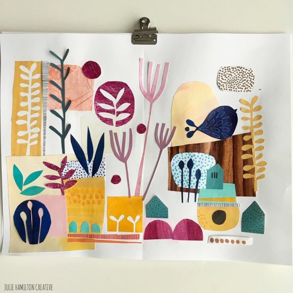 Коллажи Джули Гамильтон