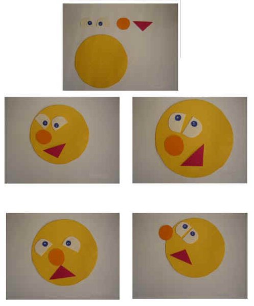 Аппликация в младшей группе Колобок на окошке