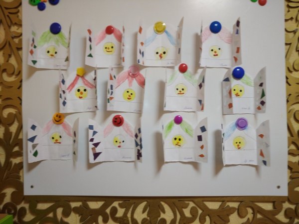 Рисование в младшей группе Колобок на окошке