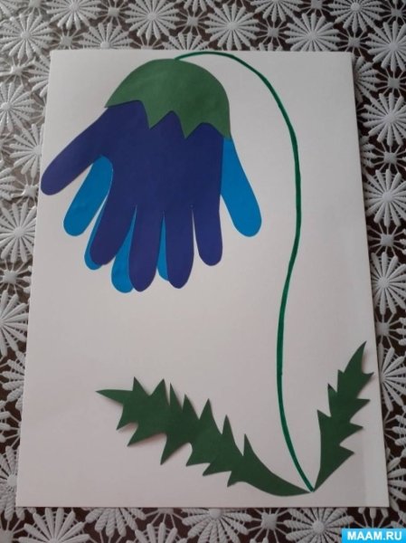 Аппликации из ладошек для детей