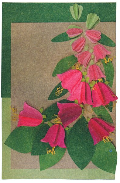 Колокольчик аппликация из бумаги