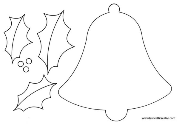 Колокольчик из фетра выкройка