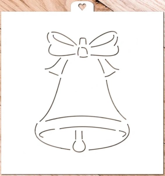 Трафарет "колокольчики"