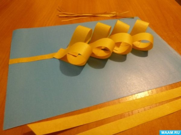 Конструирование из бумаги колосок в подготовительной группе