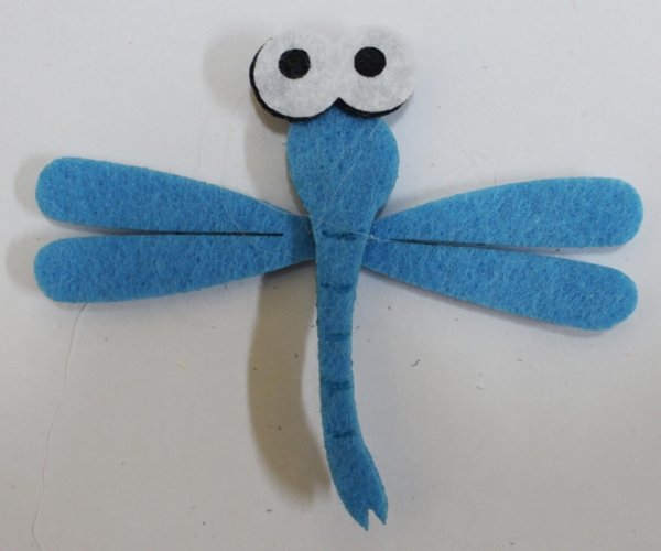 Стрекоза аппликация для детей
