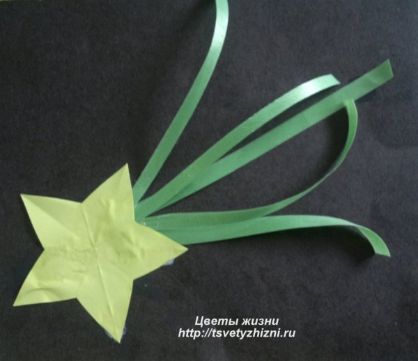 Объемная Комета из бумаги