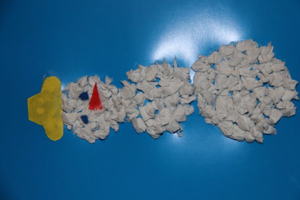 Поделки из скомканной бумаги