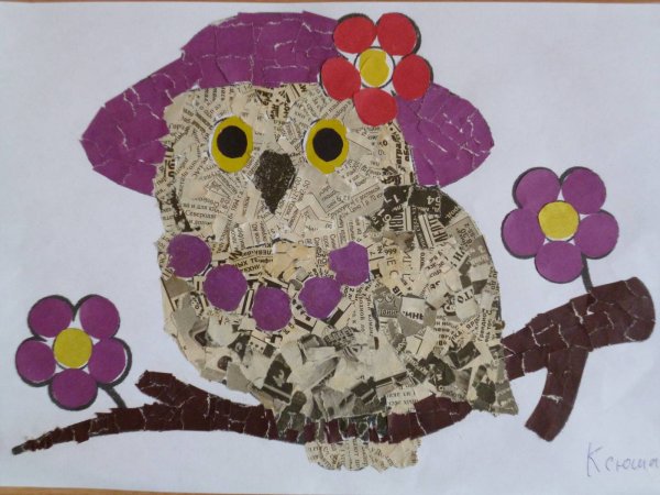 Интересные техники аппликации для детей