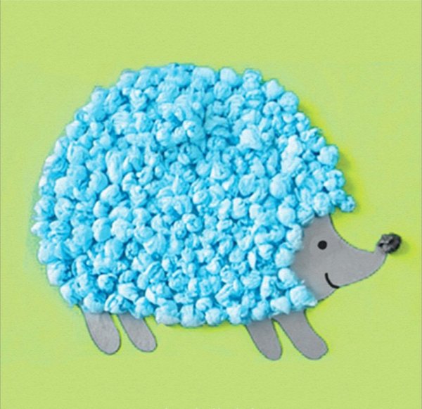 Аппликация из салфеток