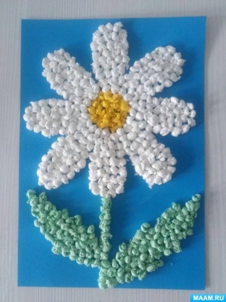 Аппликация из салфеток