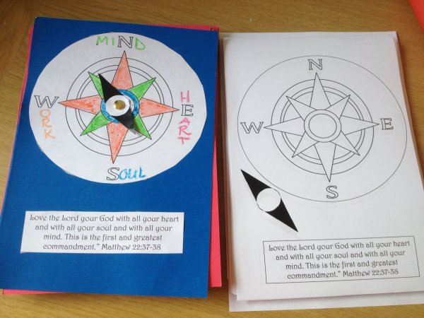 Компас поделка в школу