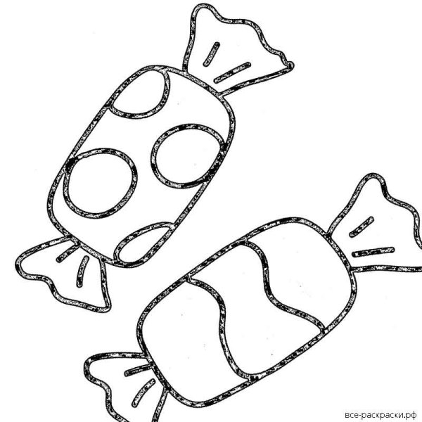 Конфета рисунок