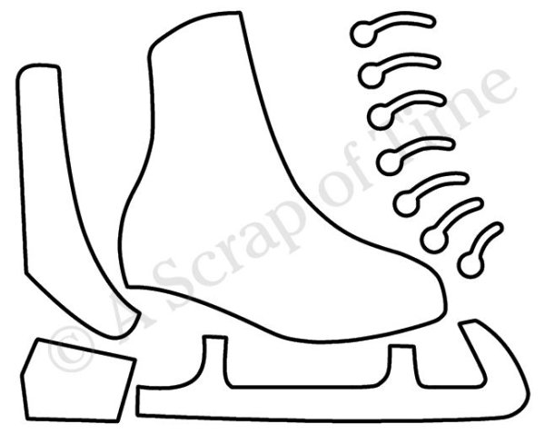 Аппликация коньки