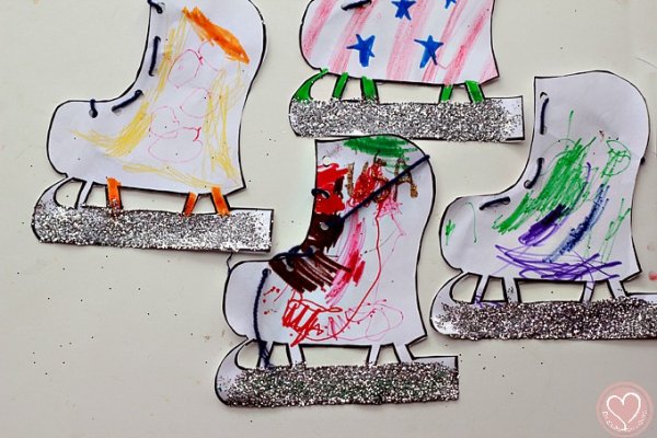 Аппликация коньки