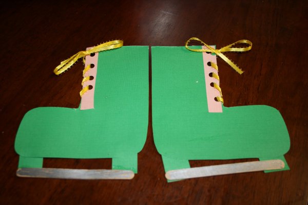 Коньки из картона