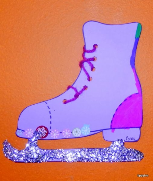 Аппликация коньки