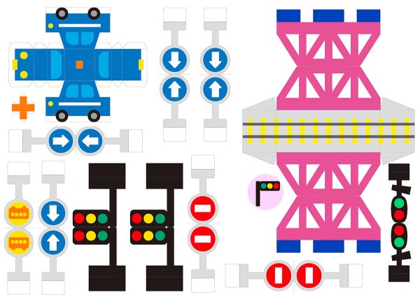 Бумажный конструктор для малышей