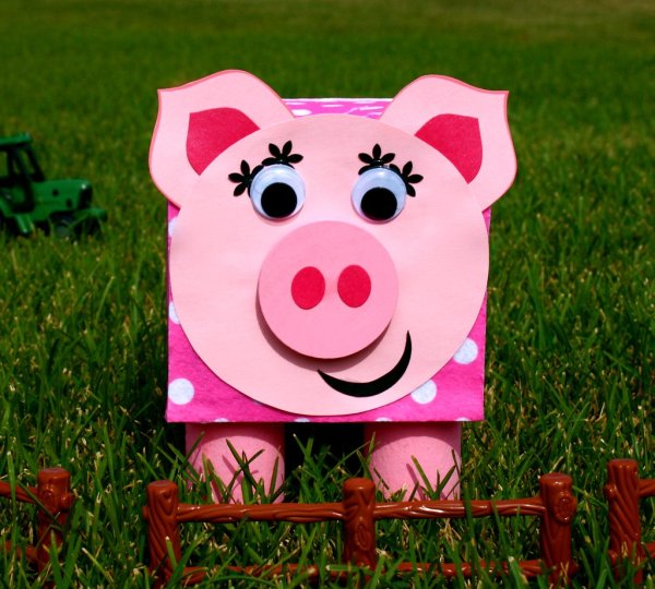 Поросенок поделка для малышей
