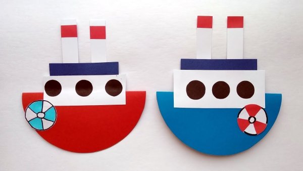 Аппликация к 23 февраля