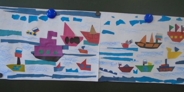 Корабли на рейде подготовительная группа