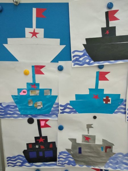 Корабли на рейде для детей