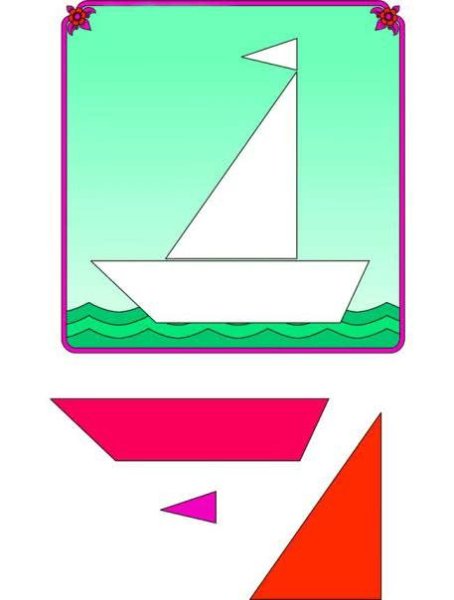 Кораблик аппликация для детей 3 лет
