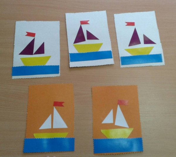 Поделка кораблик аппликация